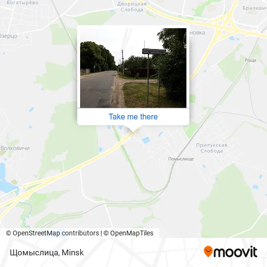 Щомыслица map