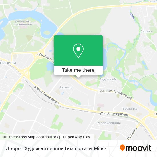 Дворец Художественной Гимнастики map