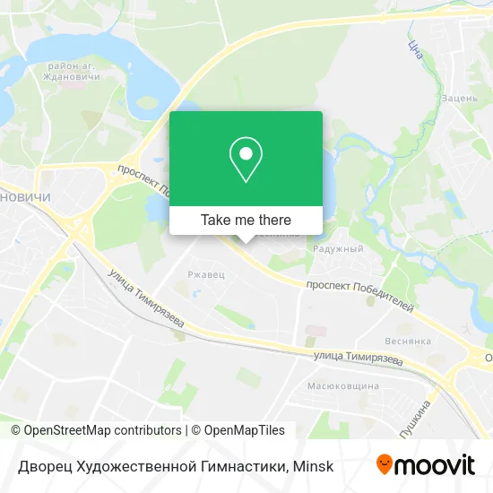 Дворец Художественной Гимнастики map