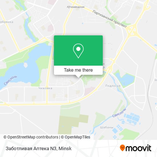Заботливая Аптека N3 map