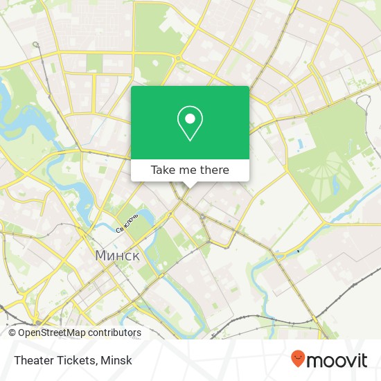 Theater Tickets map