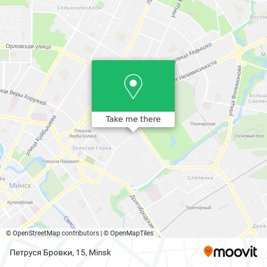 Петруся Бровки, 15 map