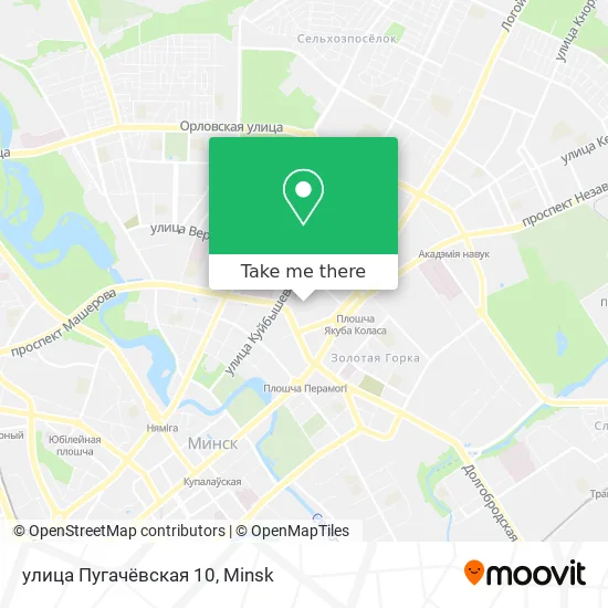 улица Пугачёвская 10 map