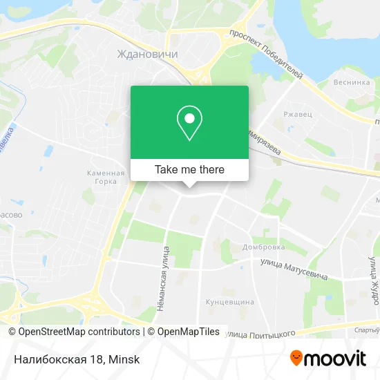 Налибокская 18 map