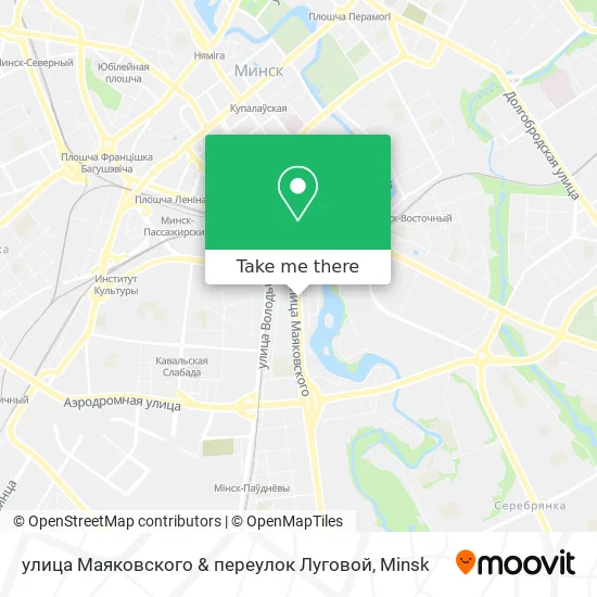 улица Маяковского & переулок Луговой map