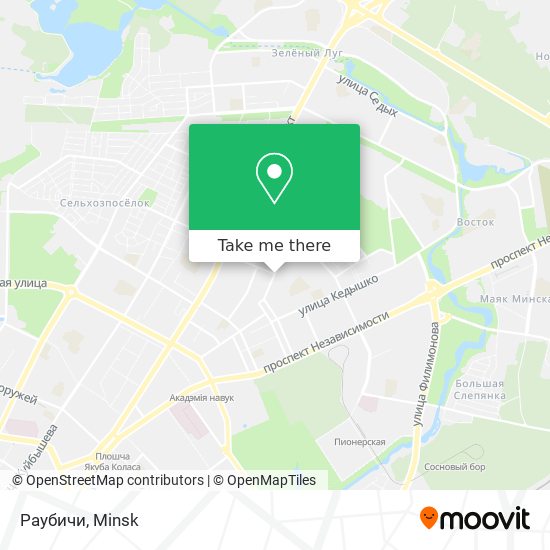 Раубичи map