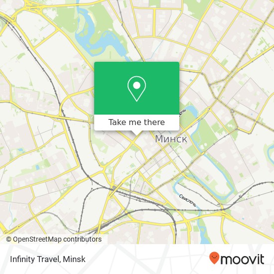 Infinity Travel map