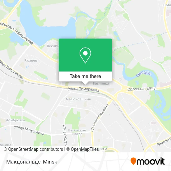 Макдональдс map