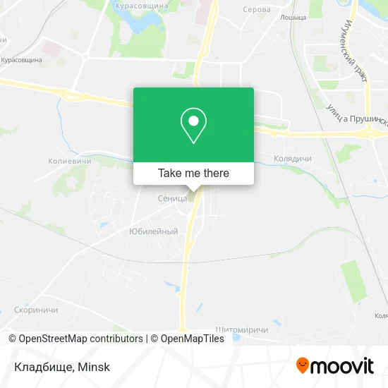 Кладбище map