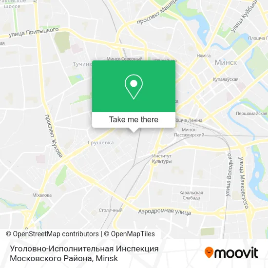 Уголовно-Исполнительная  Инспекция Московского Района map