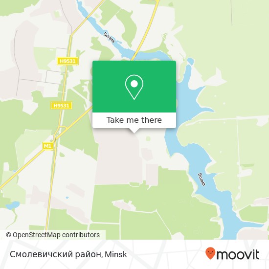 Смолевичский район map