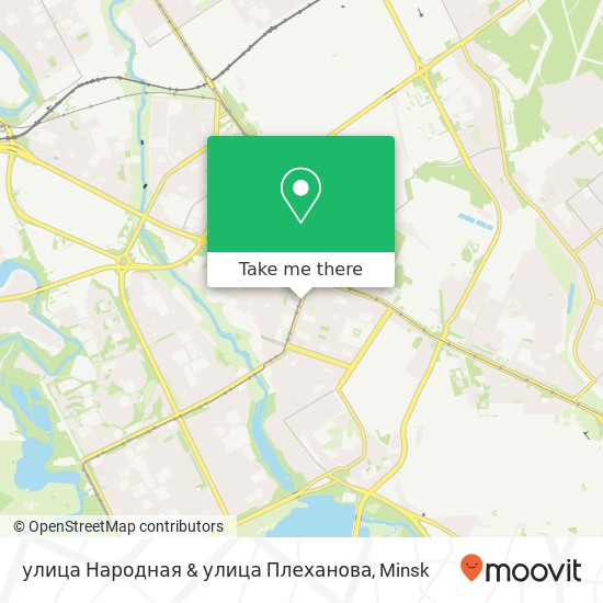 улица Народная & улица Плеханова map