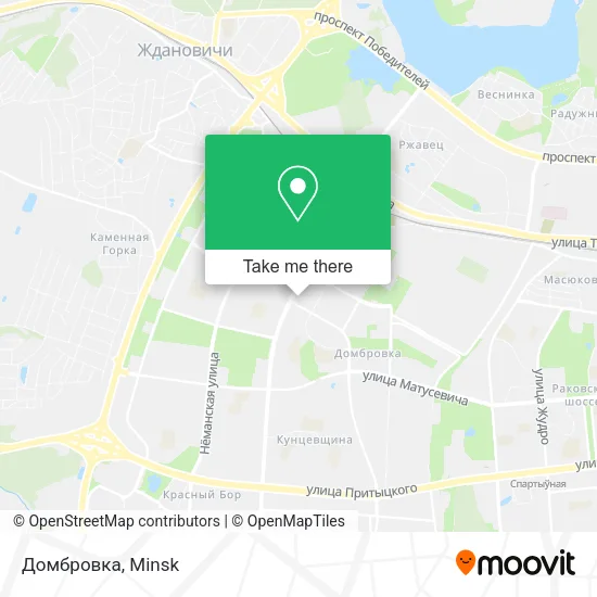 Домбровка map