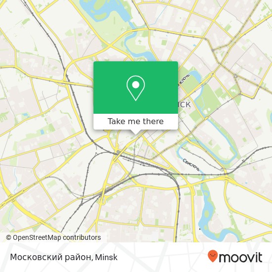 Московский район map
