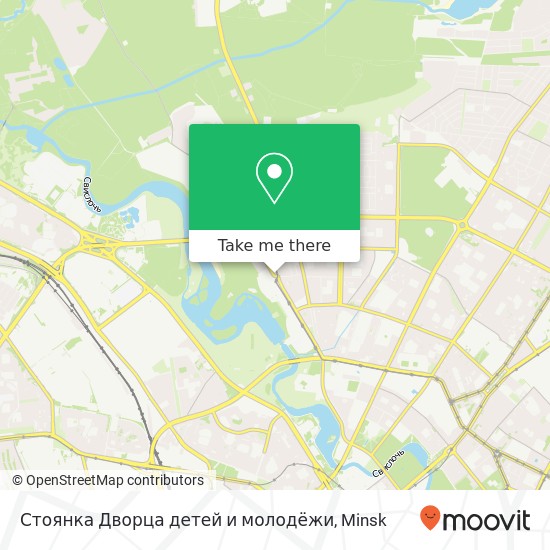 Стоянка Дворца детей и молодёжи map