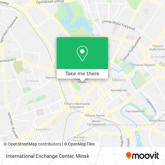 International Exchange Center map