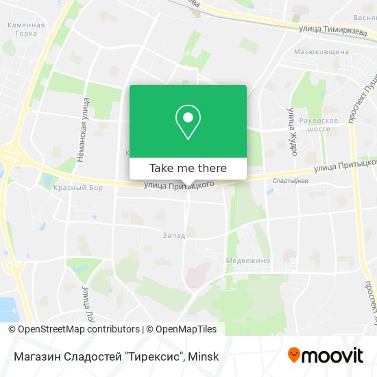 Магазин Сладостей "Тирексис" map