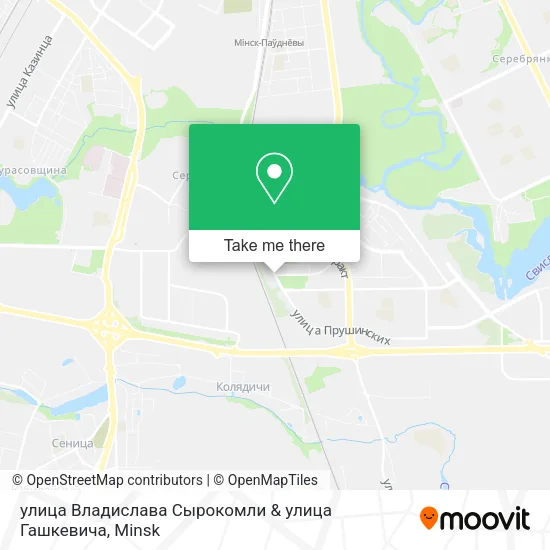 улица Владислава Сырокомли & улица Гашкевича map