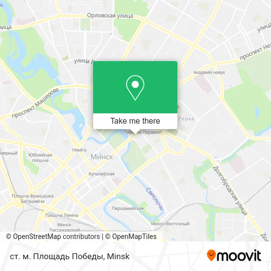 ст. м. Площадь Победы map