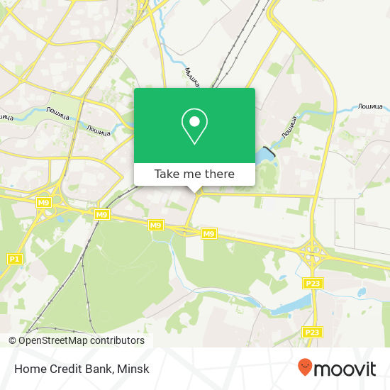 Home Credit Bank map