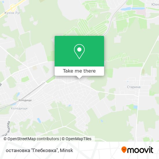 остановка "Глебковка" map