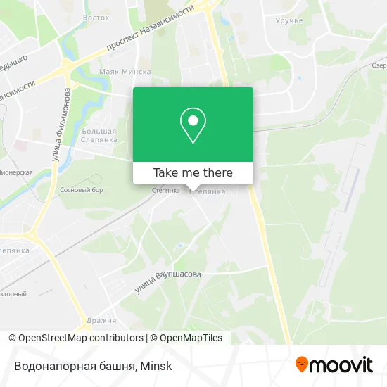 Водонапорная башня map