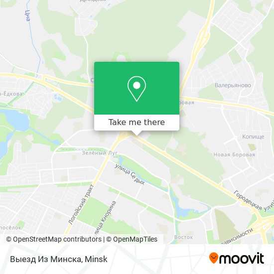 Выезд Из Минска map