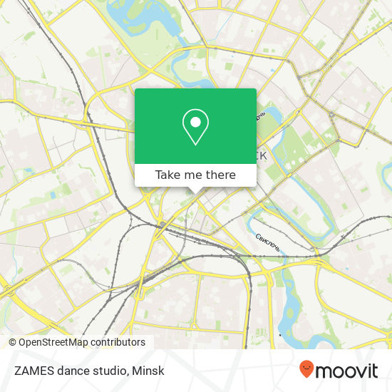 ZAMES dance studio map