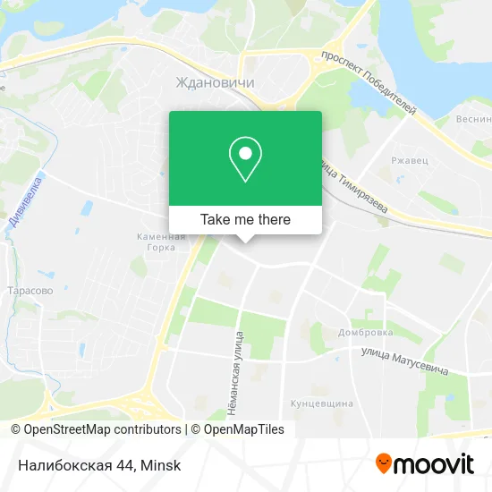 Налибокская 44 map