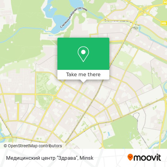 Медицинский центр "Здрава" map