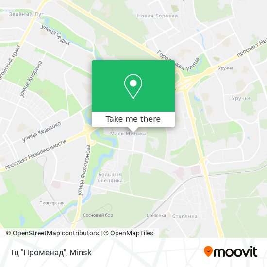 Тц "Променад" map
