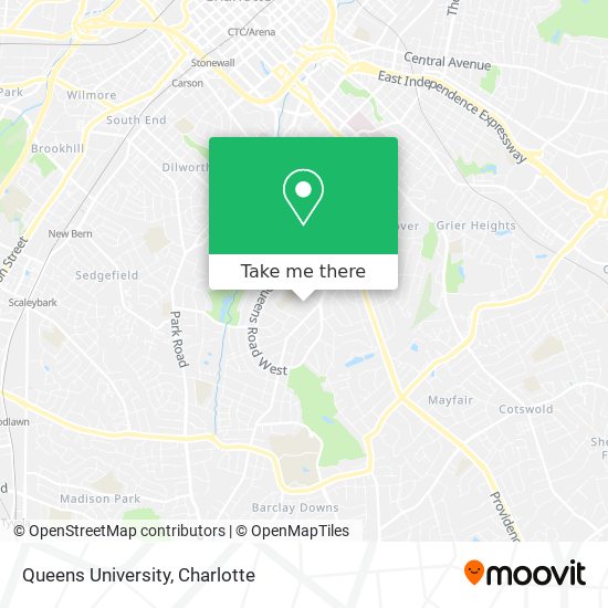 Queens University map