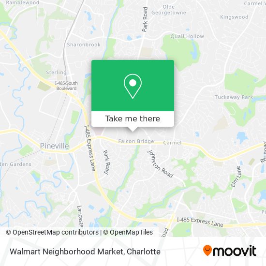 Walmart Neighborhood Market map