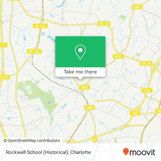 Mapa de Rockwell School (Historical)