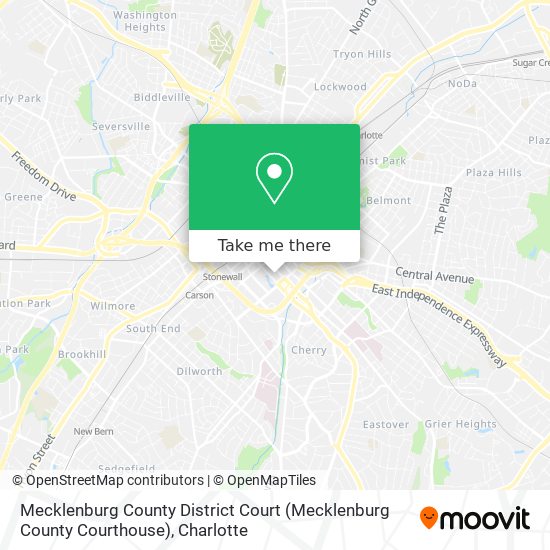Mecklenburg County District Court (Mecklenburg County Courthouse) map