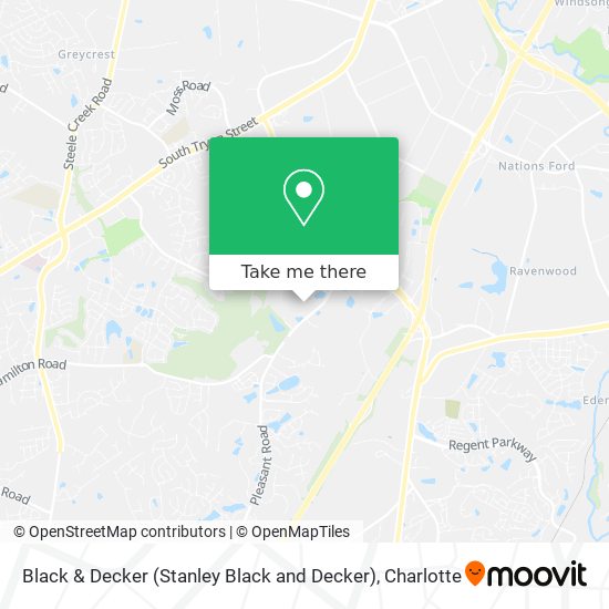 Black & Decker (Stanley Black and Decker) map