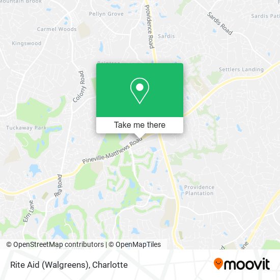Rite Aid (Walgreens) map
