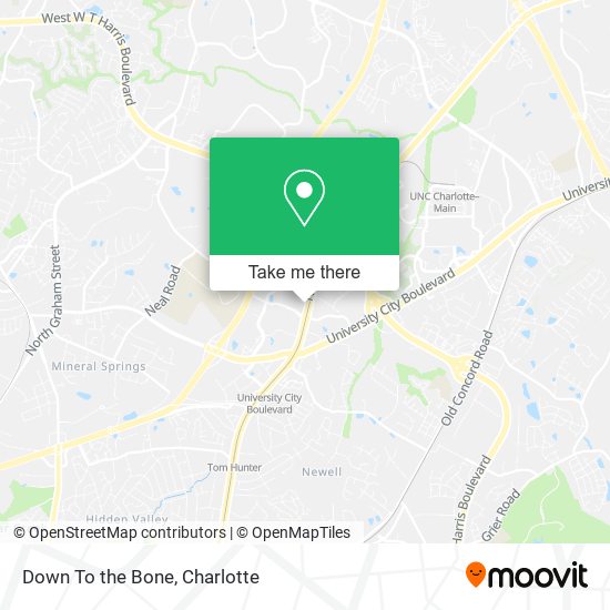 Down To the Bone map