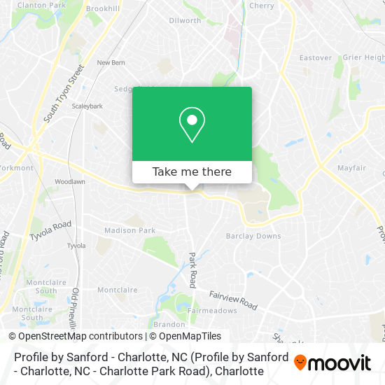 Profile by Sanford - Charlotte, NC (Profile by Sanford - Charlotte, NC - Charlotte Park Road) map