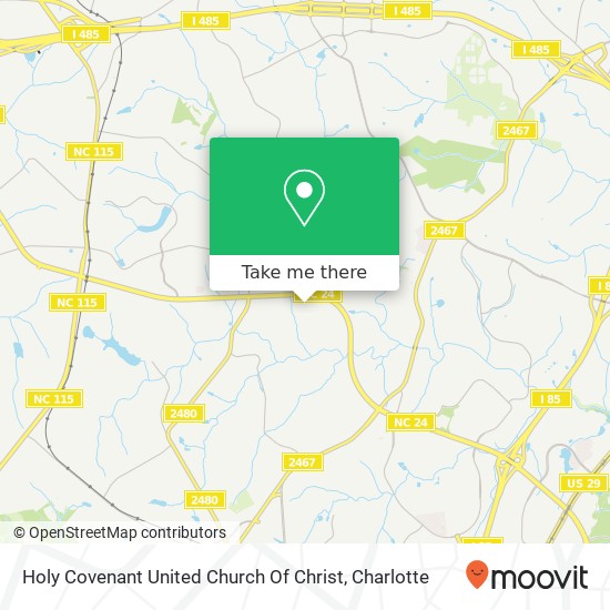 Mapa de Holy Covenant United Church Of Christ