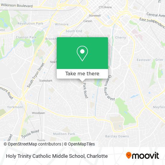Holy Trinity Catholic Middle School map