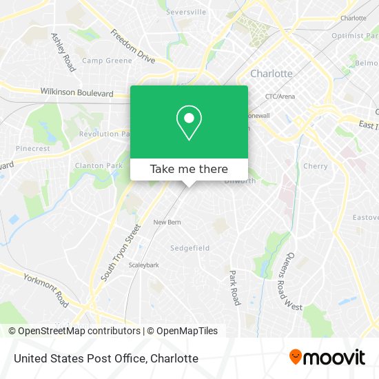 Mapa de United States Post Office