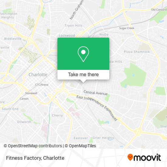 Fitness Factory map