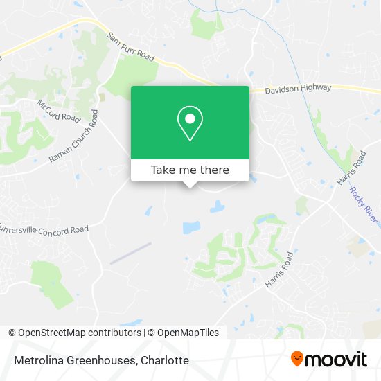 Mapa de Metrolina Greenhouses