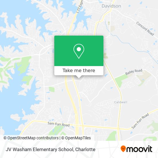 Mapa de JV Washam Elementary School