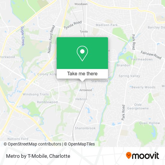 Metro by T-Mobile map