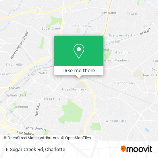 Mapa de E Sugar Creek Rd