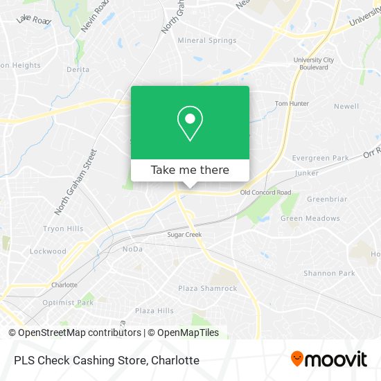 Mapa de PLS Check Cashing Store