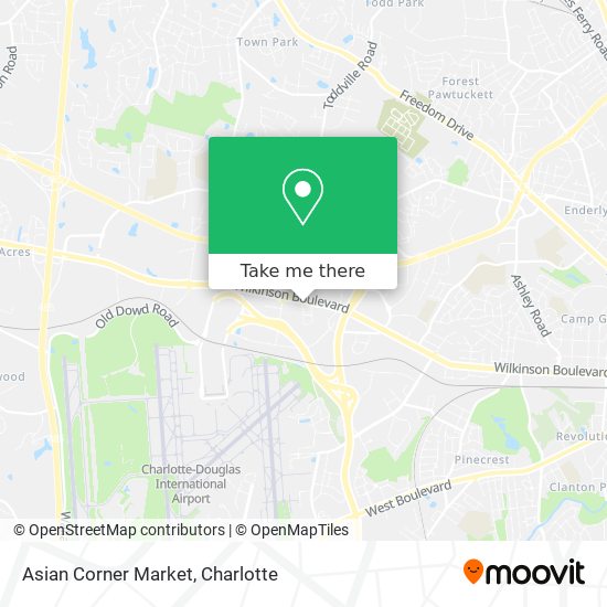 Asian Corner Market map