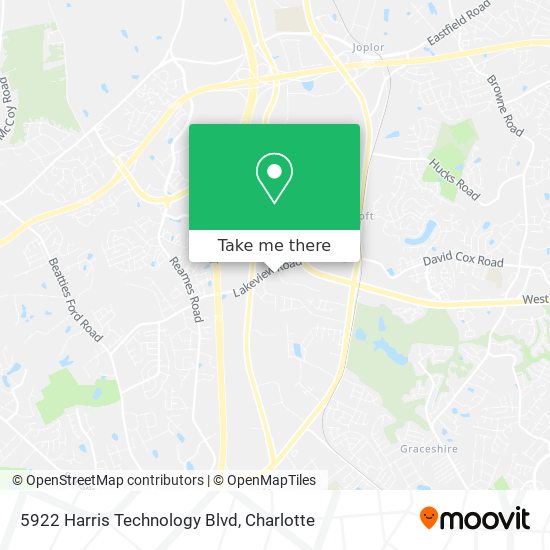 Mapa de 5922 Harris Technology Blvd